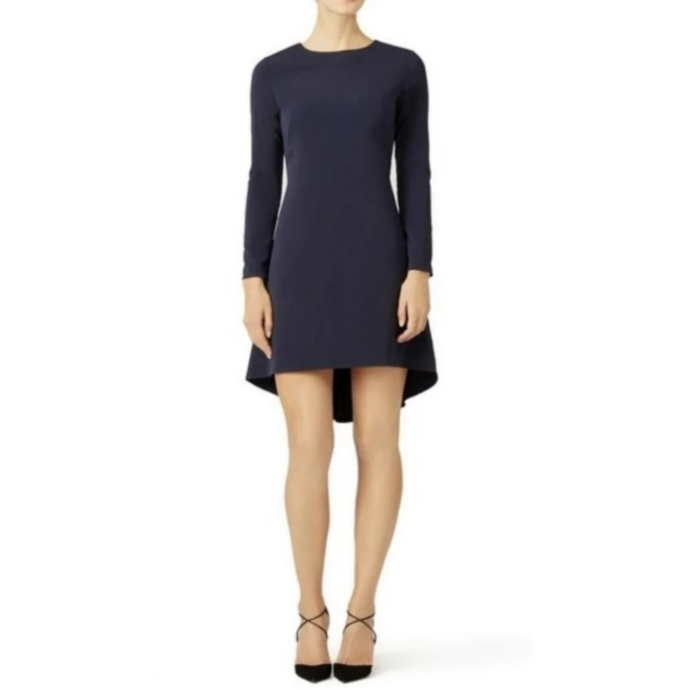 Nha Khanh Navy North Structured Cocktail Party Dress XS